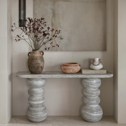 Hyre Stone Concrete Console Table