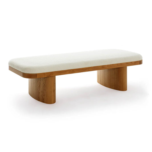 Ollie Boucle Bench