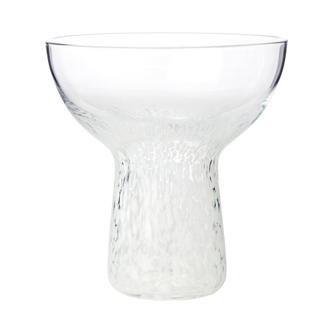 S/4 Dottie Clear White Dots Cocktail Glass