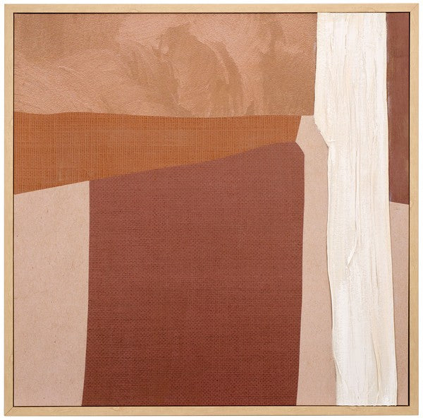 Dunes Framed Mixed Media Art