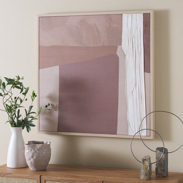 Dunes Framed Mixed Media Art