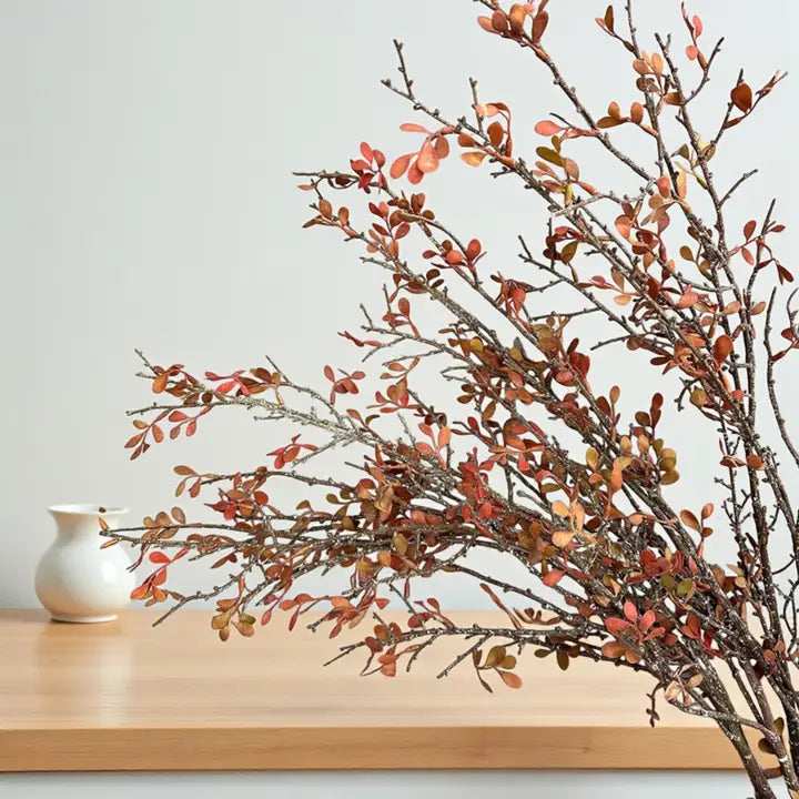 Wine Burgundy Leaf Branch