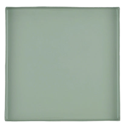 Nested Blue Enamel Blue Square Trays - Set of 3