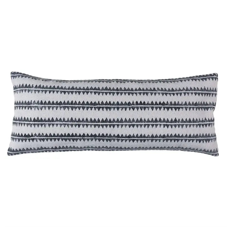Sawtooth Stripe Lumbar Pillow