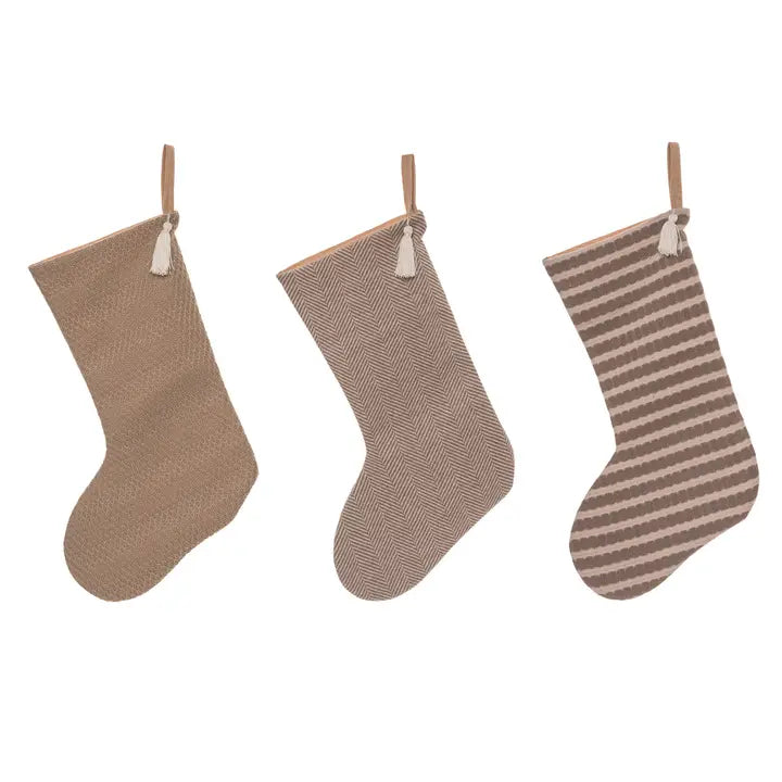 Neutral Patterned Stockings