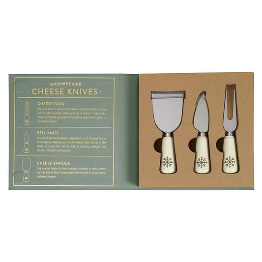 Snowflake Cheese Knives Book Box - 'tis the Season