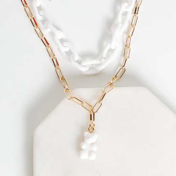 Gummy Bear Necklace- Layered
