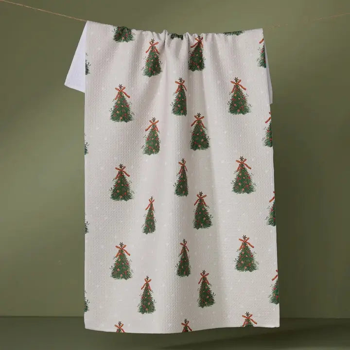 Holiday Geometry Kitchen Towels