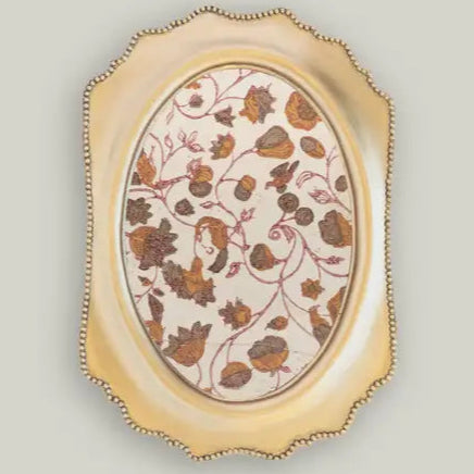 Gold Dots On Edge Photo Frame Floral