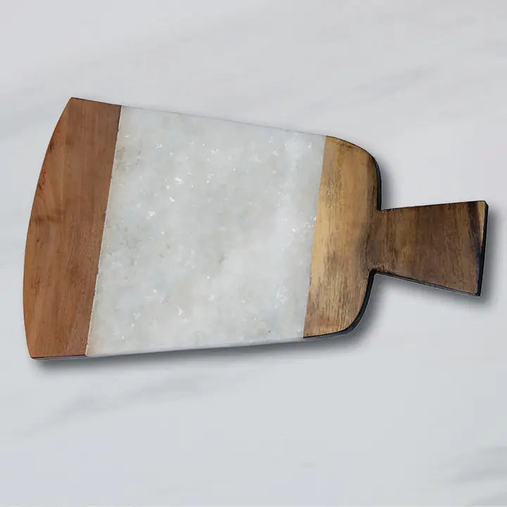 Marble & Wood Cheese Tray