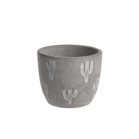 Cactus Cement Pot