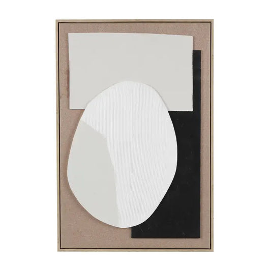 Contemporary Brown Textured Art