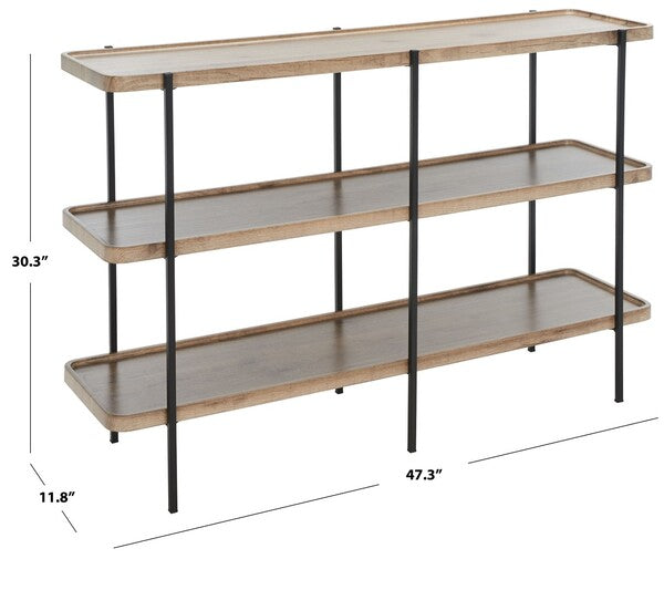 Atwell Shelf Console Table