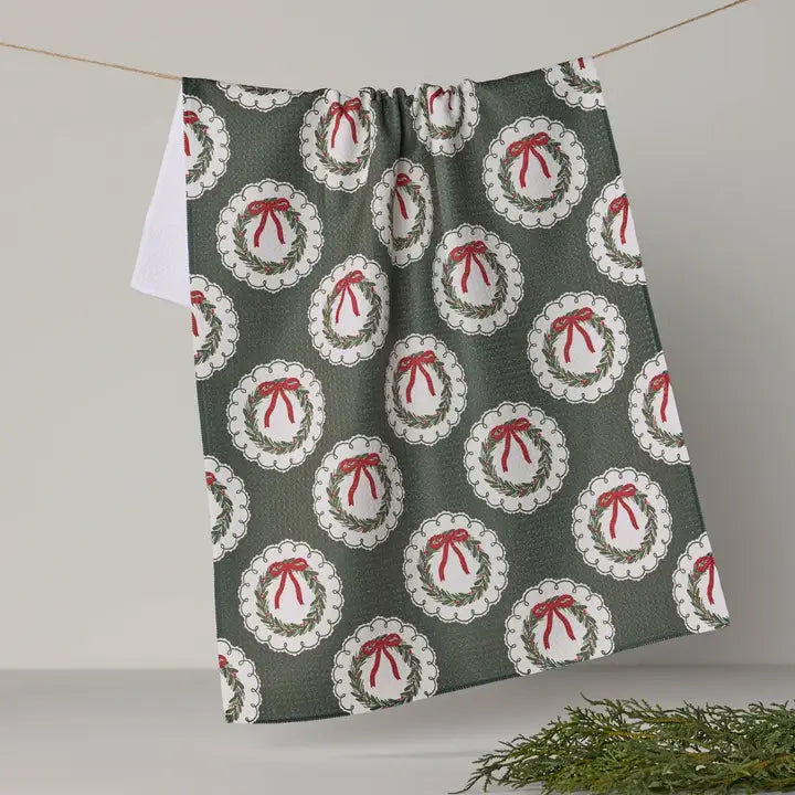 Holiday Geometry Kitchen Towels