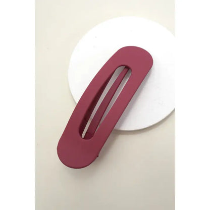 Large Oval Lay Down Flat Hair Claw Clips