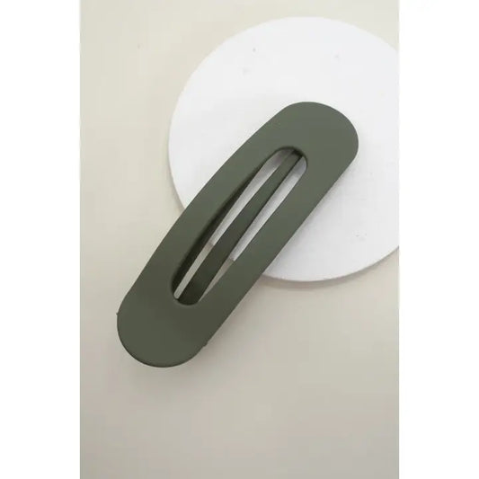 Large Oval Lay Down Flat Hair Claw Clips