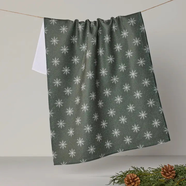 Holiday Geometry Kitchen Towels