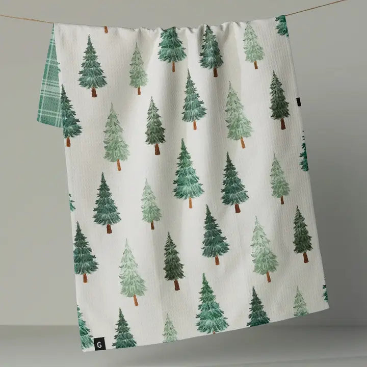 Geometry Double Sided Kitchen Towel