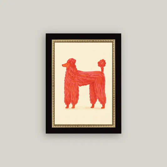 Parisian Poodle Art