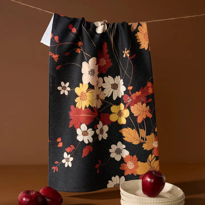 Fall Geometry Kitchen Towels