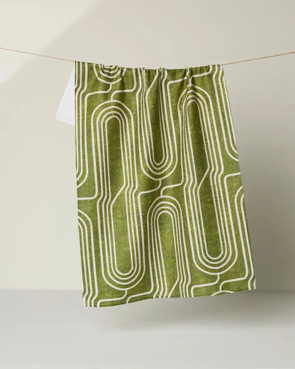 Spring Geometry Kitchen Towels
