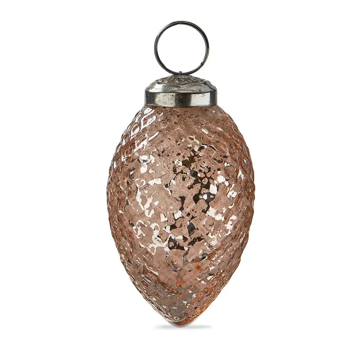Pink Vintage Diamond Cone Ornament