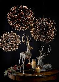 Brown Starburst Lighted Orb Collection