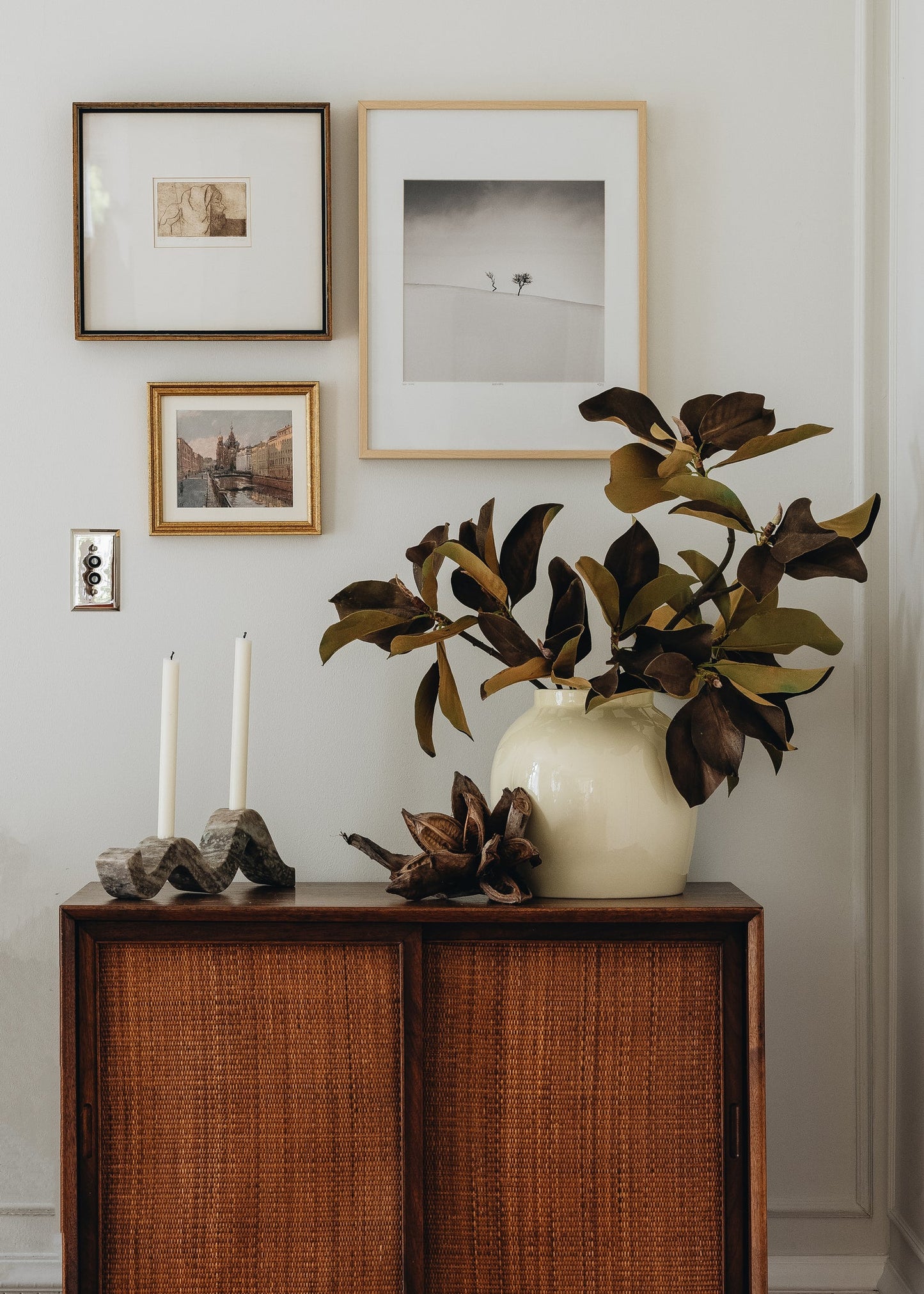 Warm Brown Magnolia Leaf