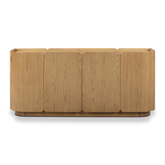 Natural Ash 4-Door Sideboard