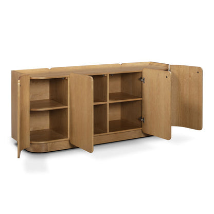 Natural Ash 4-Door Sideboard