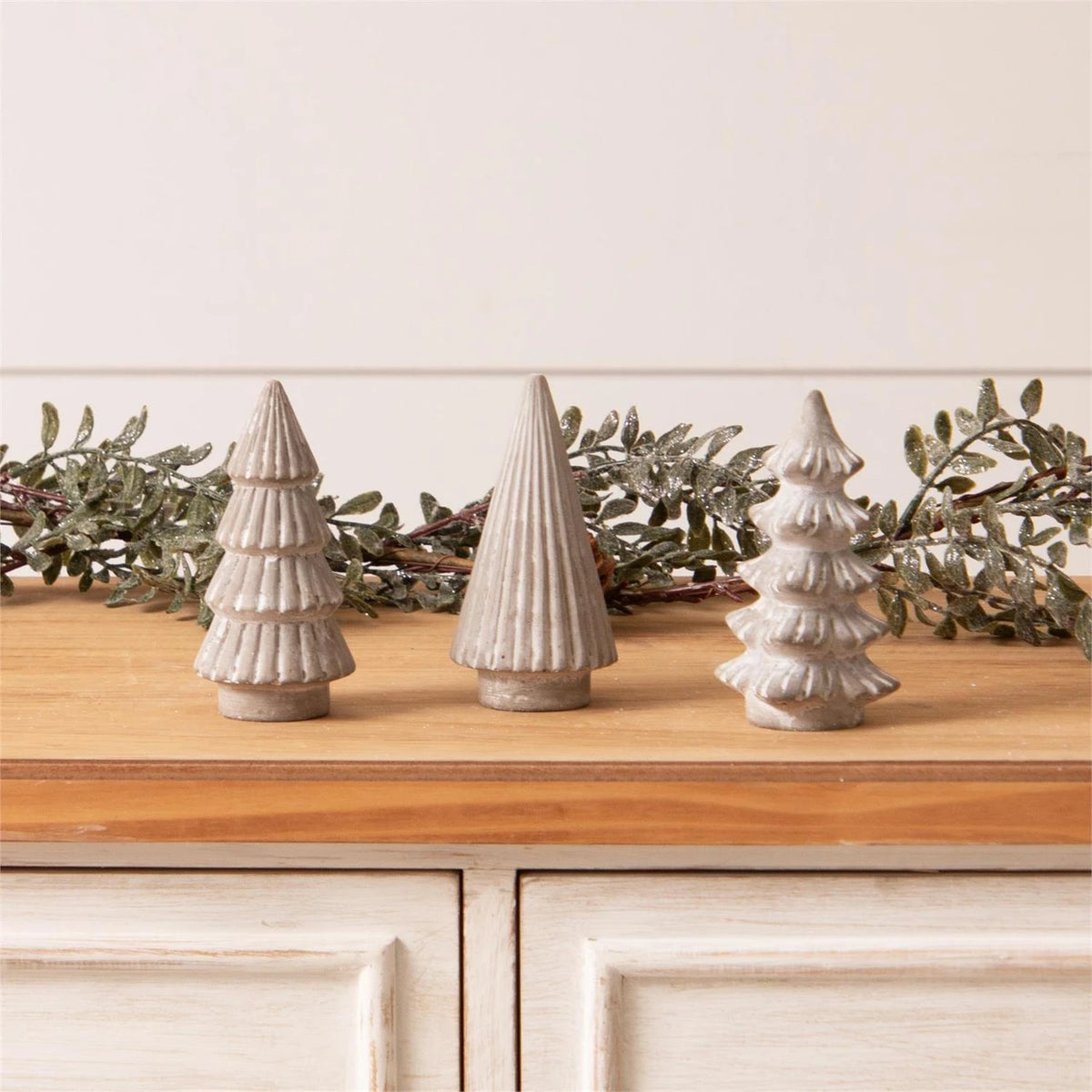 Mini Cement Holiday Tree Collection