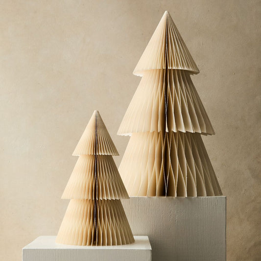 Neutral Decorative Paper Tabletop Tree Collection