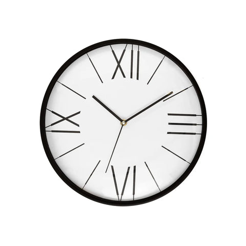 Black & White Wall Clock