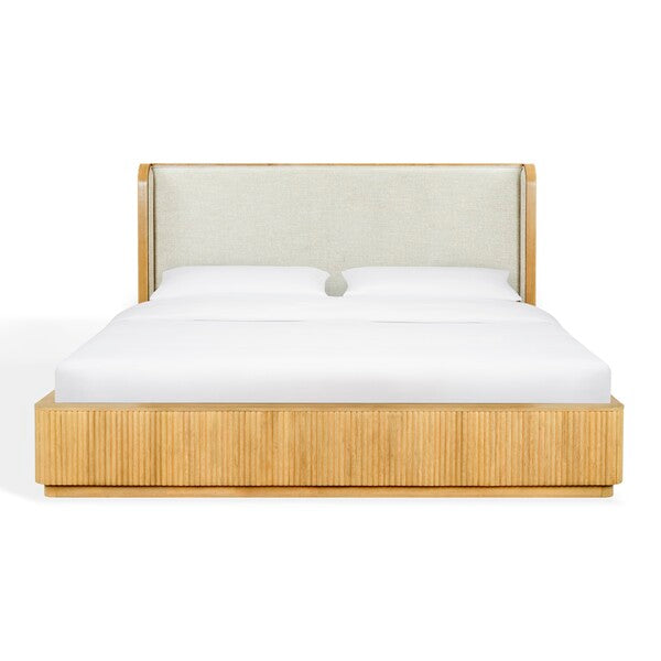 Barry Reeded Wood Bed