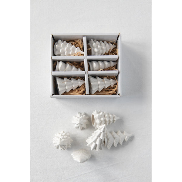 S/6 Stoneware Trees