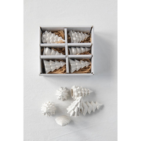S/6 Stoneware Trees