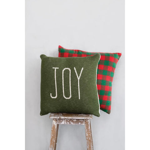 Two Sided Christmas Pillow
