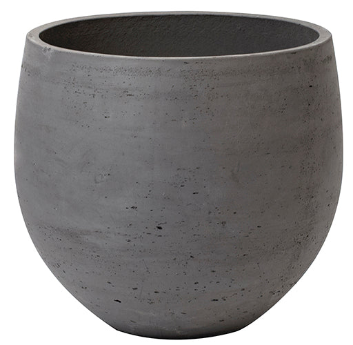 DARK GRAY CEMENT POT