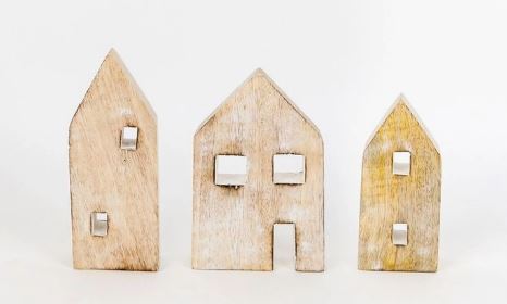 S/3 wood houses