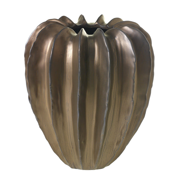 COPPER COLORED WITH PLEATS