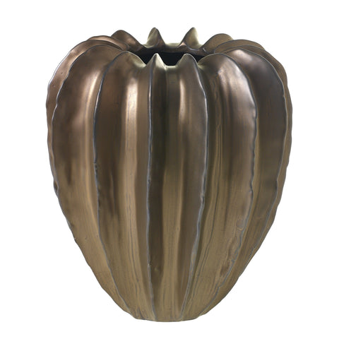 COPPER COLORED WITH PLEATS