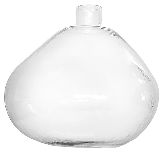 12" CLEAR GLASS VASE