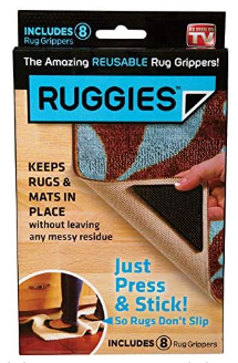 REUSABLE RUG GRIPPERS