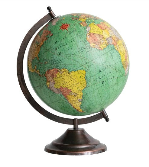 Metal & PVC Globe on Stand