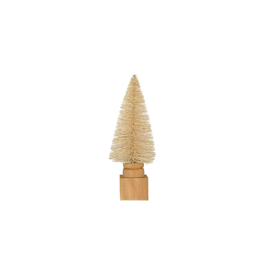 Cream Bottle Brush Tree