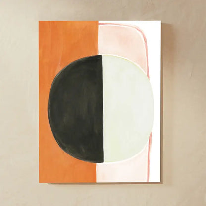 Framed Abstract Wall Art Midcentury Modern