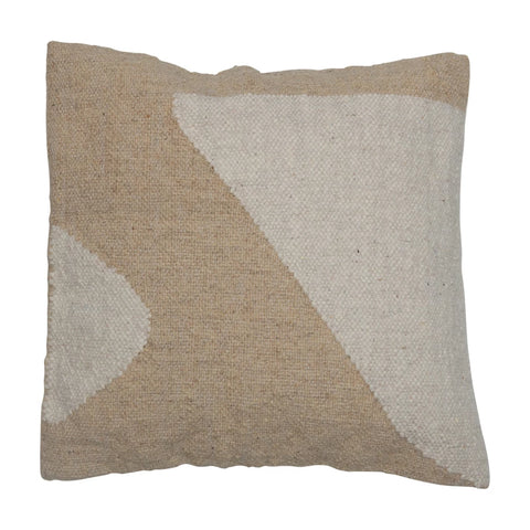 Woven Cotton & Wool Kilim Pillow