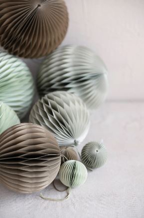 Paper Honeycomb Garland