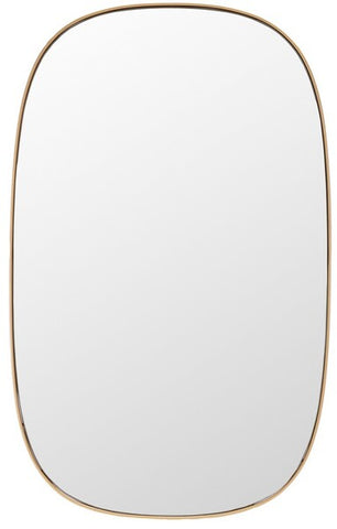 Oval Silhouette Wall Mirror