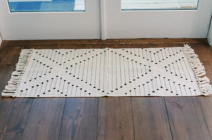 X pattern rug